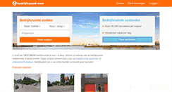 Desktop Screenshot of bedrijfspand.com